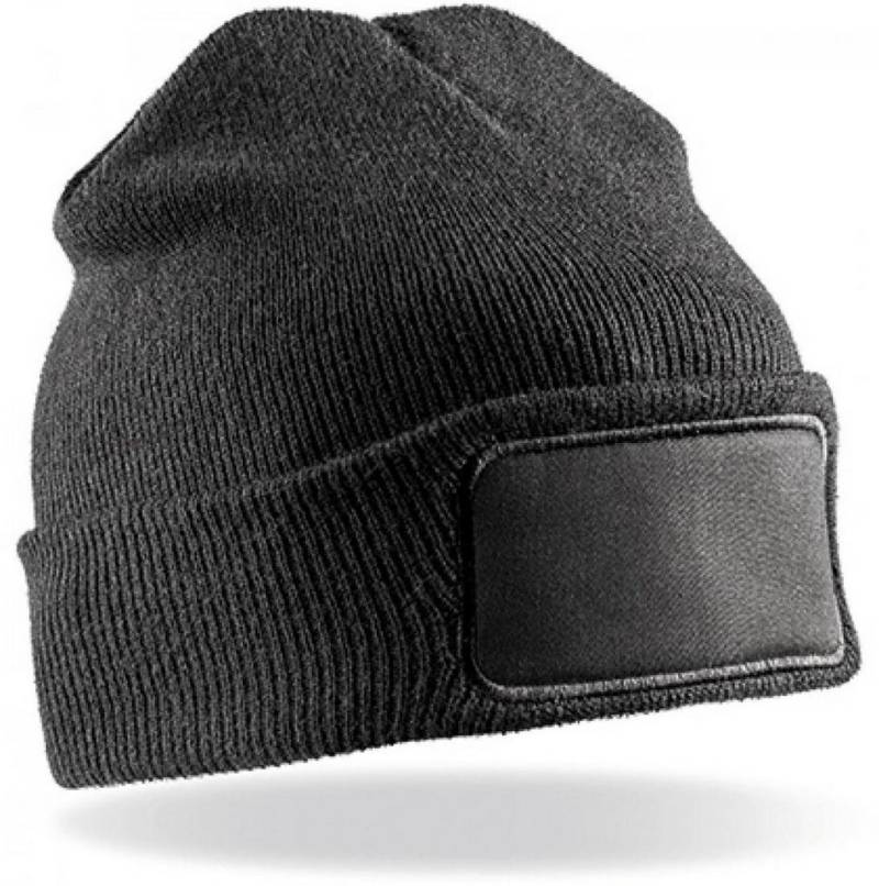 Result Bommelmütze Double High Knit Thinsulate Printers Beanie von Result
