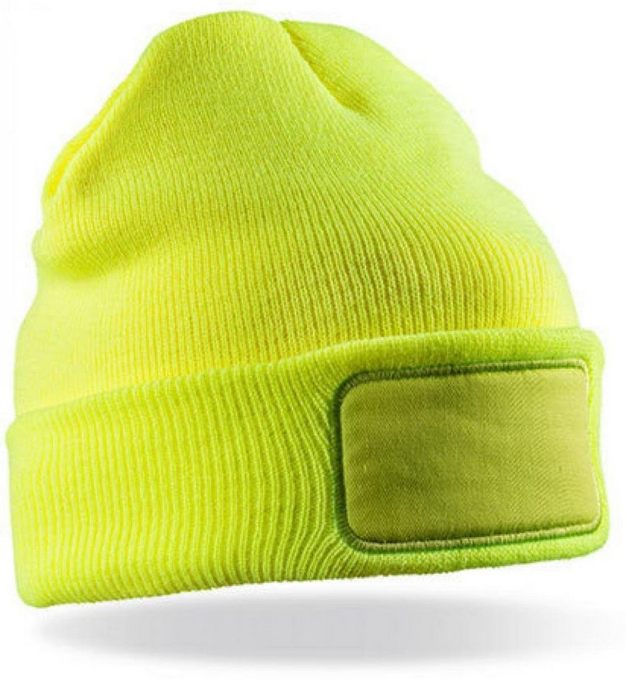 Result Bommelmütze Double High Knit Thinsulate Printers Beanie von Result