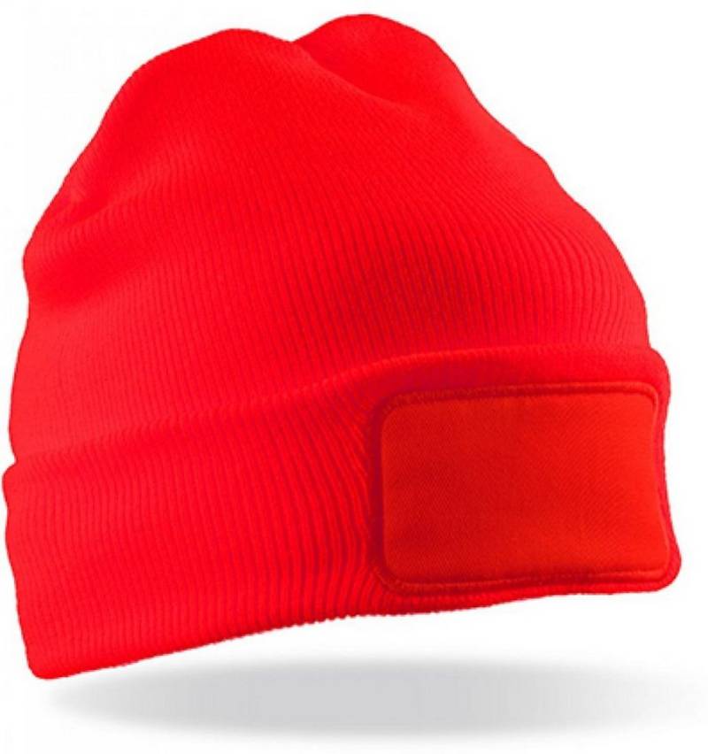 Result Bommelmütze Recycled Thinsulate Printers Beanie von Result