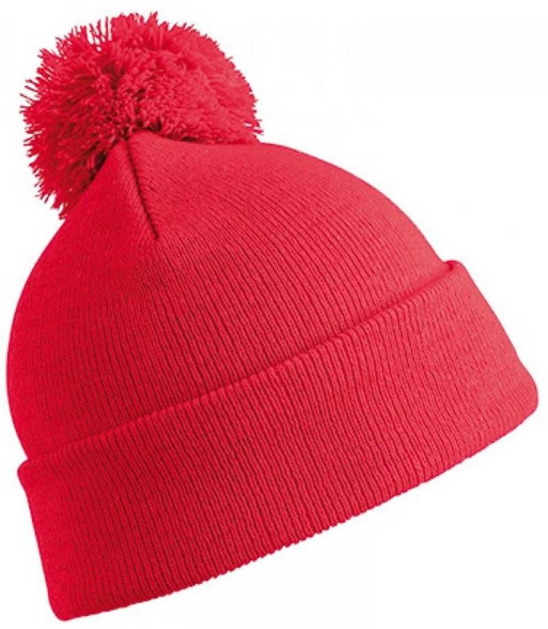 Result Bommelmütze Damen Mütze Pom Pom Beanie - Maße: ca. 20 x 22 cm von Result