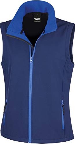 Result Core Damen Bodywarmer Coreprintable Softshell Mehrfarbig Navy/Royal L (14) von Result