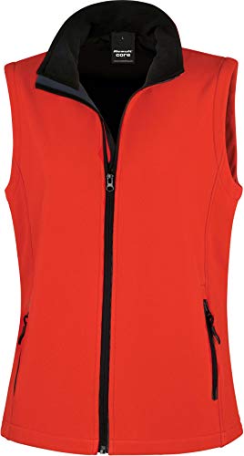 Result Core Damen Bodywarmer Coreprintable Softshell Mehrfarbig Red/Black M (12) von Result