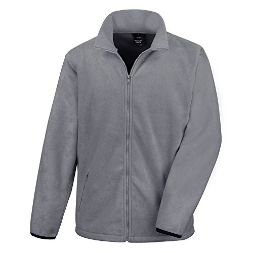 Result Core Herren Fleece-Jacke (S) (Grau) von Result