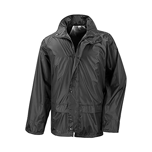 Result Core Herren Regenset, Hose und Jacke (M) (Schwarz) von Result