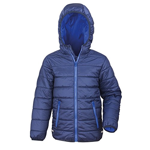 Result Core Kinder Junior Stepp-Jacke (2XL) (Marineblau/Royal) von Result