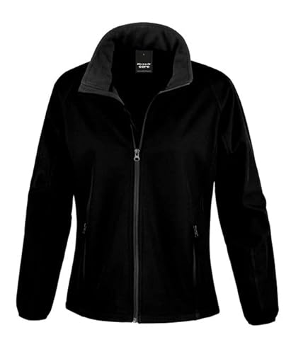 Result Core R231F Damen Druckbar Softshell Jacke - Schwarz/Schwarz - 2XL von Result