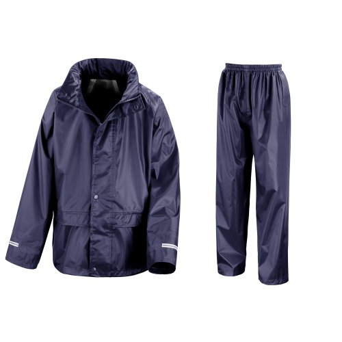 Result Core Kinder-Regenanzug, Jacke und Hose, Set (3–4), Marineblau, marineblau, 3-4 Years von Result