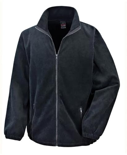 Result Core Value R220X Herren Modische Passform Draussen Fleece - Schwarz - XL von Result
