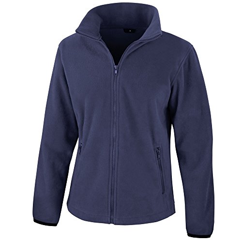 Result Damen Core Fashion Fit Fleece-Oberteil/Fleecejacke (XS) (Marineblau) von Result