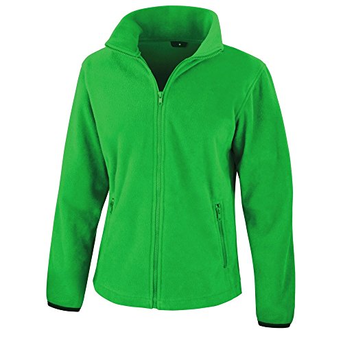 Result Damen Core Fashion Fit Fleece-Oberteil/Fleecejacke (2XL) (Grün) von Result