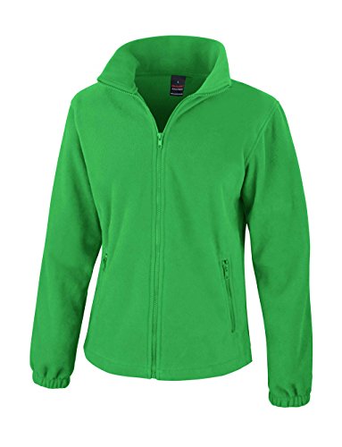 Result Damen Sweatjacke Fashion Fit Outdoor Fleece Jacke Grün Vivid Green L von Result