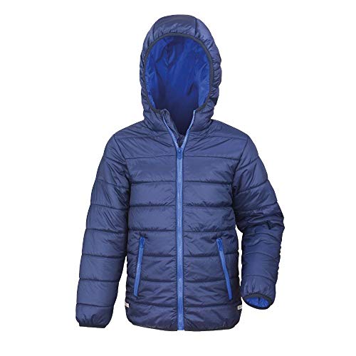 Result - Gefütterte Kinder Steppjacke/Navy/Royal, S (116) von Result