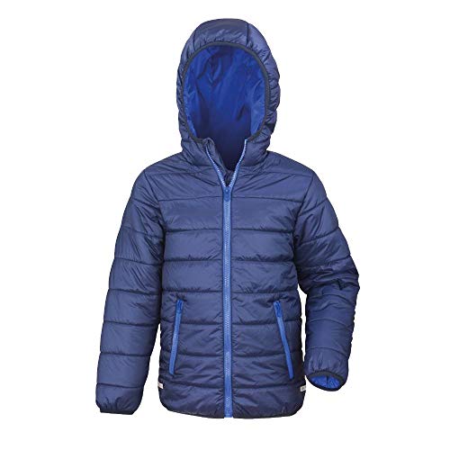 Result Gefütterte Kinder Steppjacke/Navy/Royal, XXL (164) von Result
