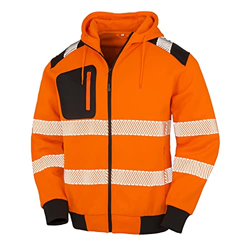 Result Genuine Recycled Recycled Robust Zipped Safety Hoody von Result