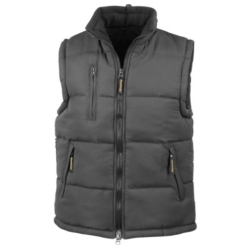 Result Herren Bodywarmer / Steppweste, wasserabweisend, winddicht M,Schwarz von Result