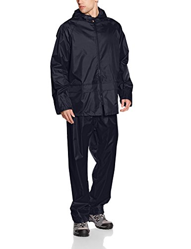 Result Herren Heavyweight Waterproof Jacket & Trouser Set Regenmantel, Blau-Blau (Marineblau), Large von Result