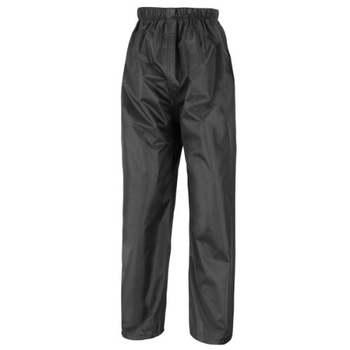 Result Herren Regenhose/Überhose (XL) (Schwarz) von Result