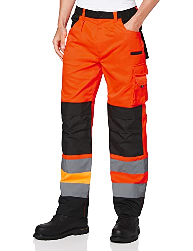 Result Herren Safe Guard Cargohose Hose, Orange (Flo Orange R327xoranxlr), 24-28 von Result