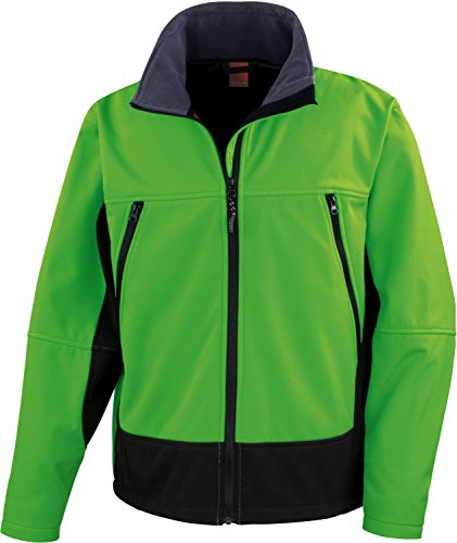 Result Herren Softshelljacke Activity Softshell Jacket R120X Vivid Green/Black XL von Result