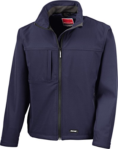 Result Herren Softshelljacke Classic Soft Shell Jacket R121M Navy XXL von Result