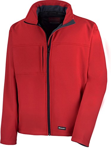Result Herren Softshelljacke Classic Soft Shell Jacket Rot Red XXL von Result