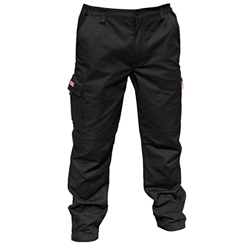 Result Herren Stretch-Arbeitshose, Beinlänge 81 cm (W42) (Schwarz) von Result