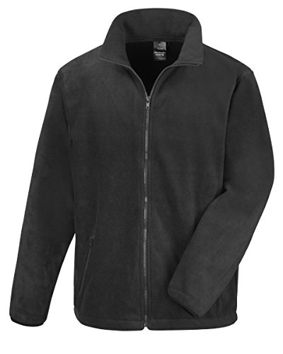 Result Herren Sweatjacke Fashion Fit Outdoor Fleece R220X Black XL von Result