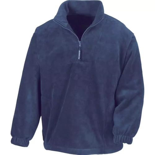 Result Herren Unisex Unlined Active Fleece Jacke, blau (Marineblau), XXXL von Result