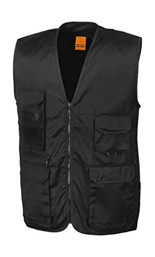 Result Herren Work-Guard Safari Waistcoat R045X Black L von Result