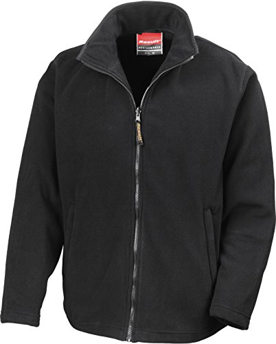 Result Hochwertige Herren Jacke aus Microfleece Black XL von Result