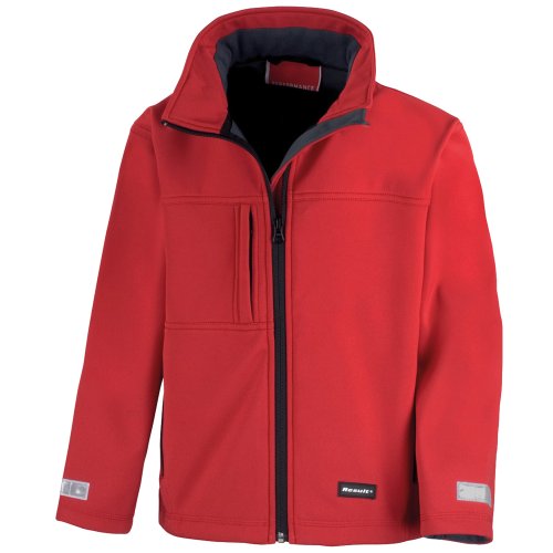 Result Kinder Softshell-Jacke, 3-lagig (M) (Rot) von Result