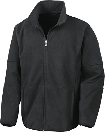 Result Osaka Combed Pile Soft Shell Jacket Schwarz Black XXL von Result