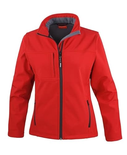 Result R121F Damen Klassisch Softshell Jacke - Rot - M von Result
