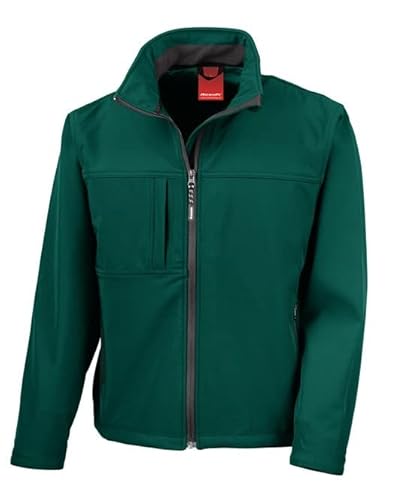 Result R121M Herren Klassische Softshell Jacke - Flaschengrün - S von Result