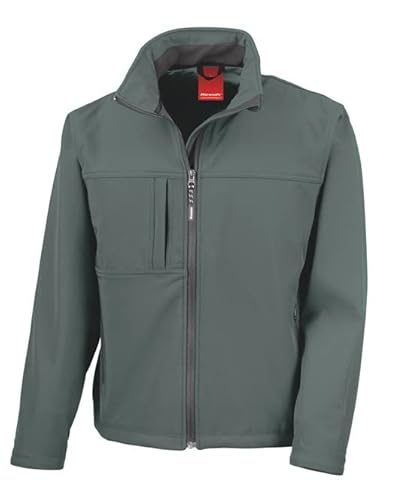 Result R121M Herren Klassische Softshell Jacke - Grau - M von Result