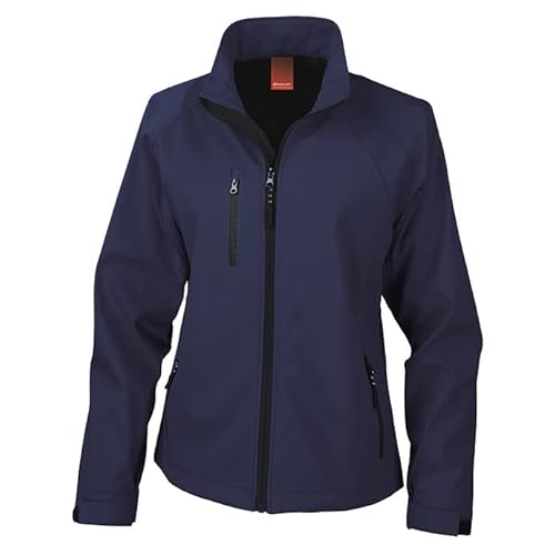 Result R128F Damen Grundschicht Softshell Jacke - Marine - 2XL von Result