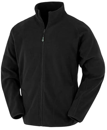 Result R907X Recycelt Mikrofleece Jacke - Schwarz - L von Result