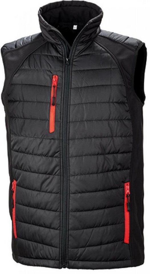 Result Funktionsweste Herren Black Compass Softshell Gilet von Result