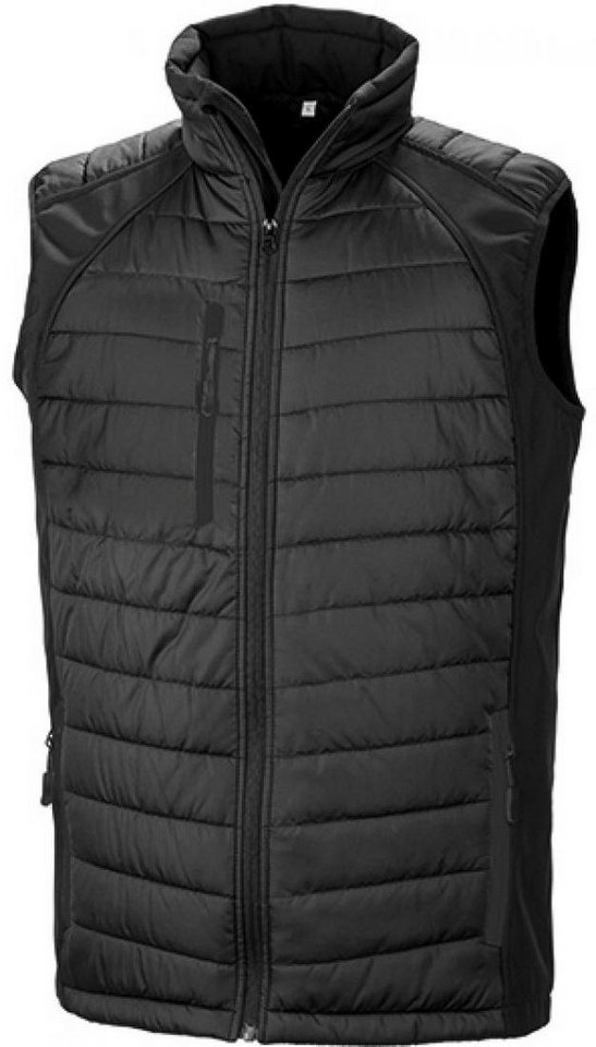 Result Funktionsweste Herren Black Compass Softshell Gilet von Result
