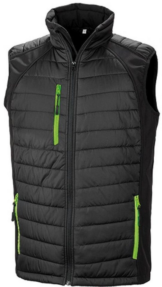 Result Funktionsweste Herren Black Compass Softshell Gilet von Result