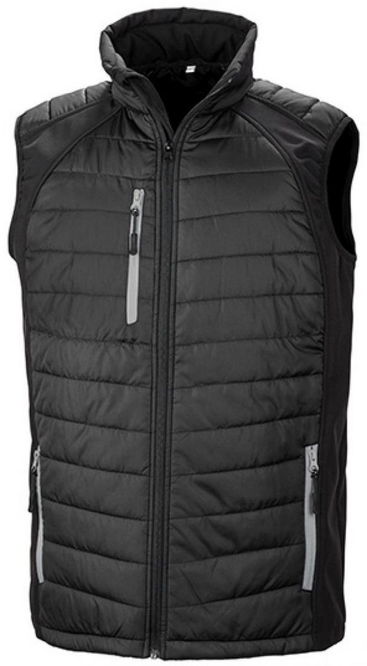 Result Funktionsweste Herren Black Compass Softshell Gilet von Result