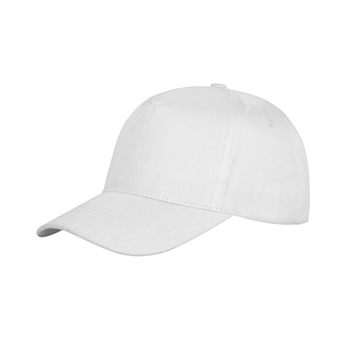 Result Unisex Baseball Kappe Core Houston 5 Panel Printers (Einheitsgröße) (Weiß) von Result