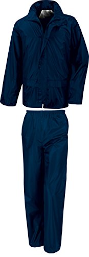 Result Unisex Regenjacke Rain Suit R225X Navy 3XL von Result