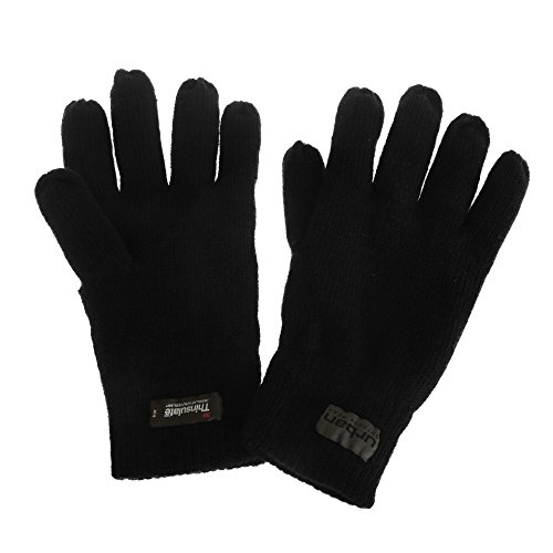 Result Unisex Thinsulate gefütterte Thermal Handschuhe (40g 3M) (L-XL) (Schwarz) von Result