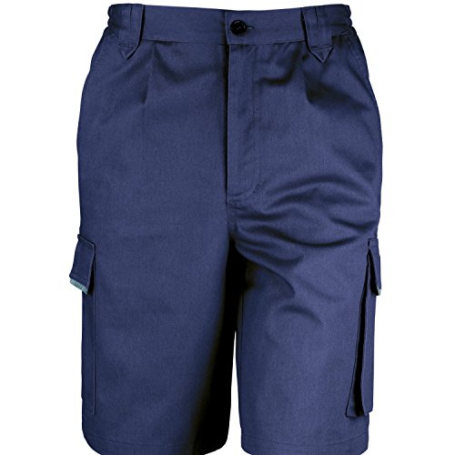 Result Unisex Work-Guard Action Shorts (Xlarge) (Marineblau) von Result