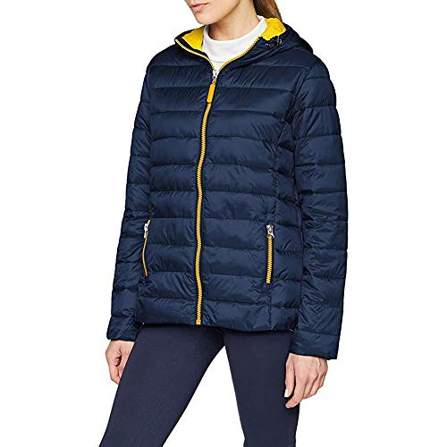 Result Urban Snowbird Damen Steppjacke mit Kapuze (L) (Marineblau/Gelb) von Result