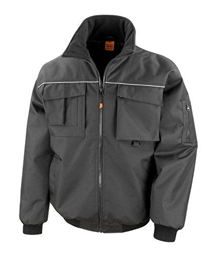 Result WORK-GUARD RT300 Sabre Pilot Jacke Herrenjacke wasserdicht Winddicht, Farbe:Black;Größen:XXL von Result