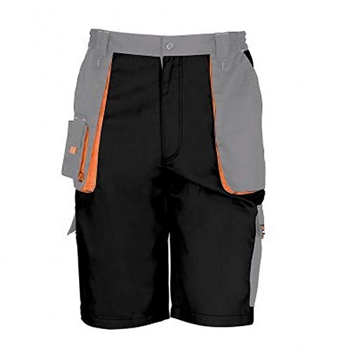 Result Work-Guard Herren Lite Shorts (4XL) (Schwarz/Grau) von Result