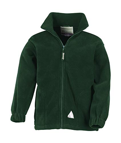 Schwere Fleece-Jacke - Farbe: Forest Green - Größe: 12-14 von Result