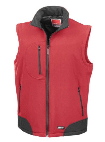 Soft Shell Bodywarmer - Farbe: Red/Black - Größe: L von Result